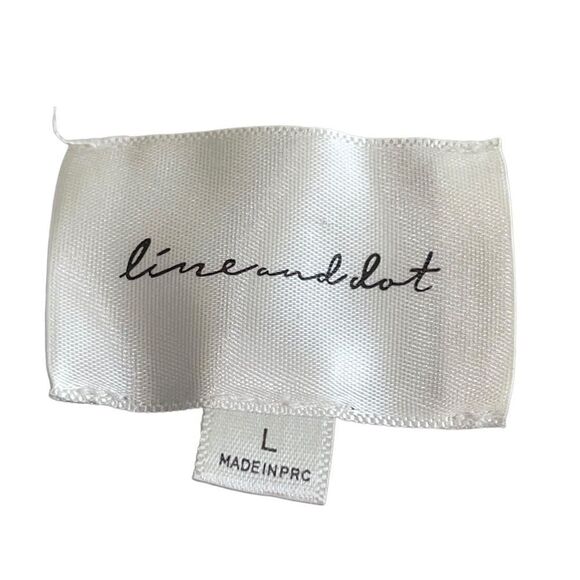 Line and Dot Mod Skirt Wool Blend Size Large - Picture 6 of 6